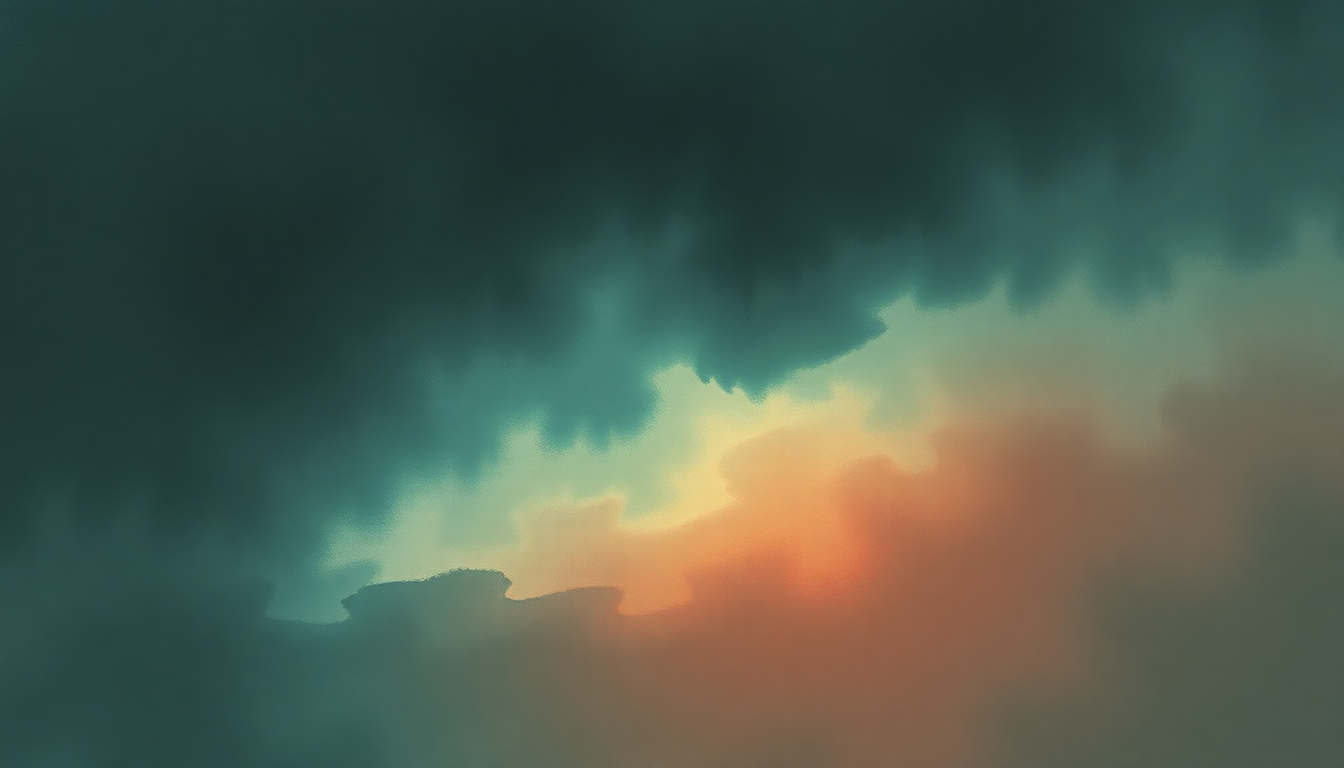 Fan-driven abstract illustration evoking the emotional arc of Good and Evil by Eddie Vedder