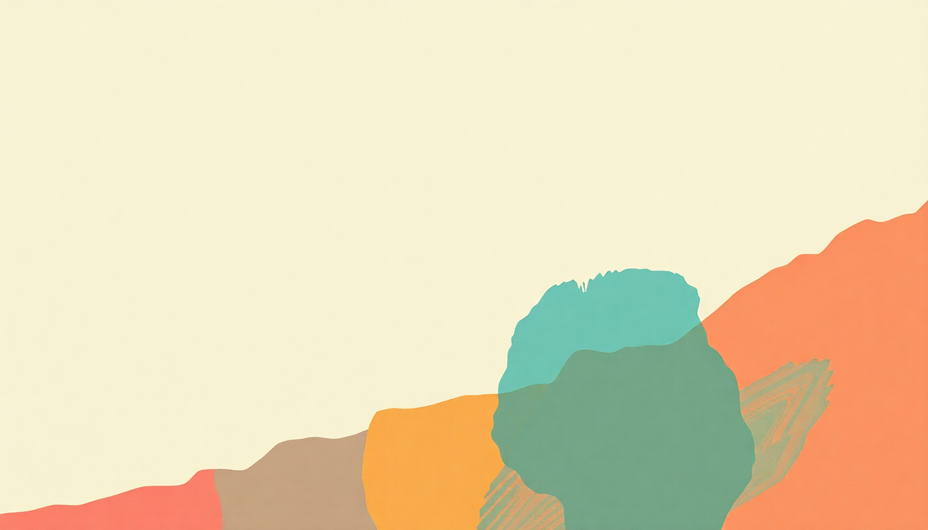 Fan-driven abstract illustration evoking the emotional arc of Good Good Things by The Descendents