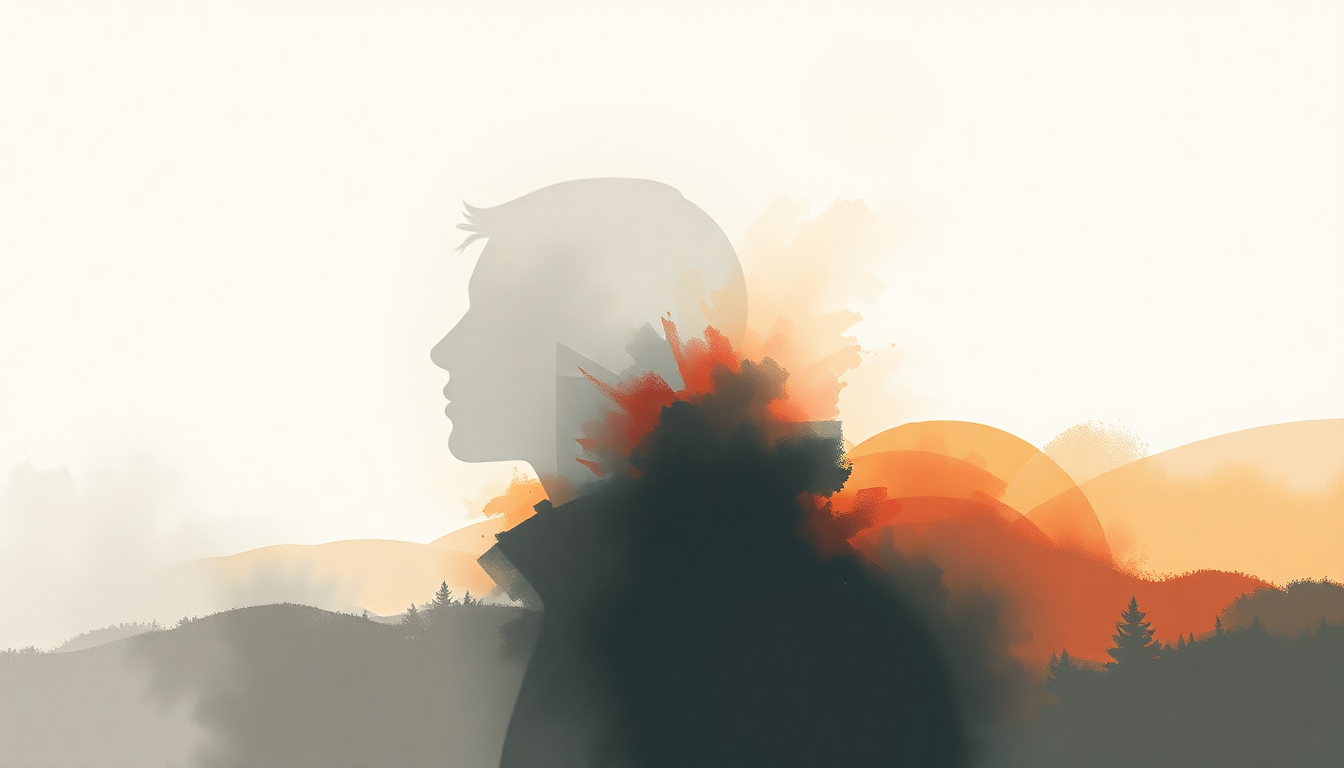 Fan-driven abstract illustration evoking the emotional arc of Good Guy by Eminem