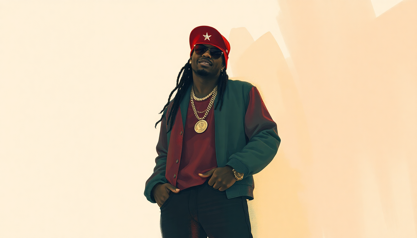 Fan-driven abstract illustration evoking the emotional arc of Got Money by Lil Wayne
