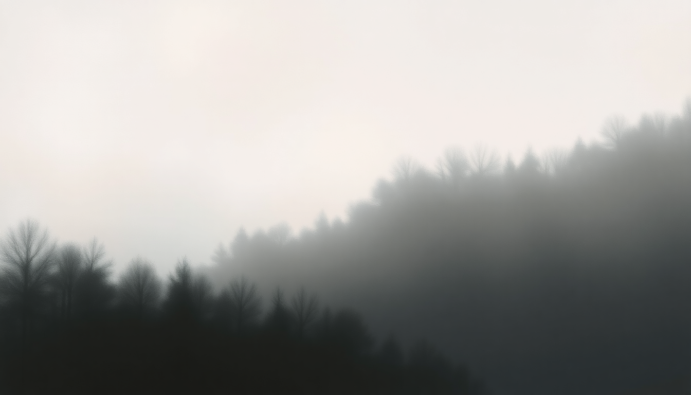 Fan-driven abstract illustration evoking the emotional arc of Grey December by Chet Baker