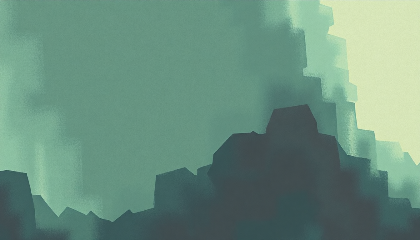 Fan-driven abstract illustration evoking the emotional arc of Gross Out by The Vines