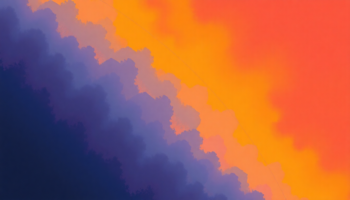 Fan-driven abstract illustration evoking the emotional arc of Hair on My Chinny Chin Chin by Cameo