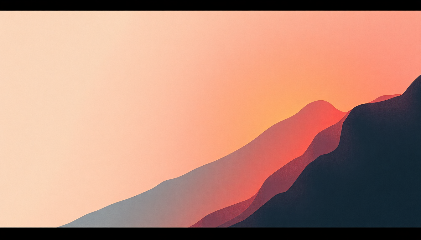 Fan-driven abstract illustration evoking the emotional arc of Halcyon by Orbital