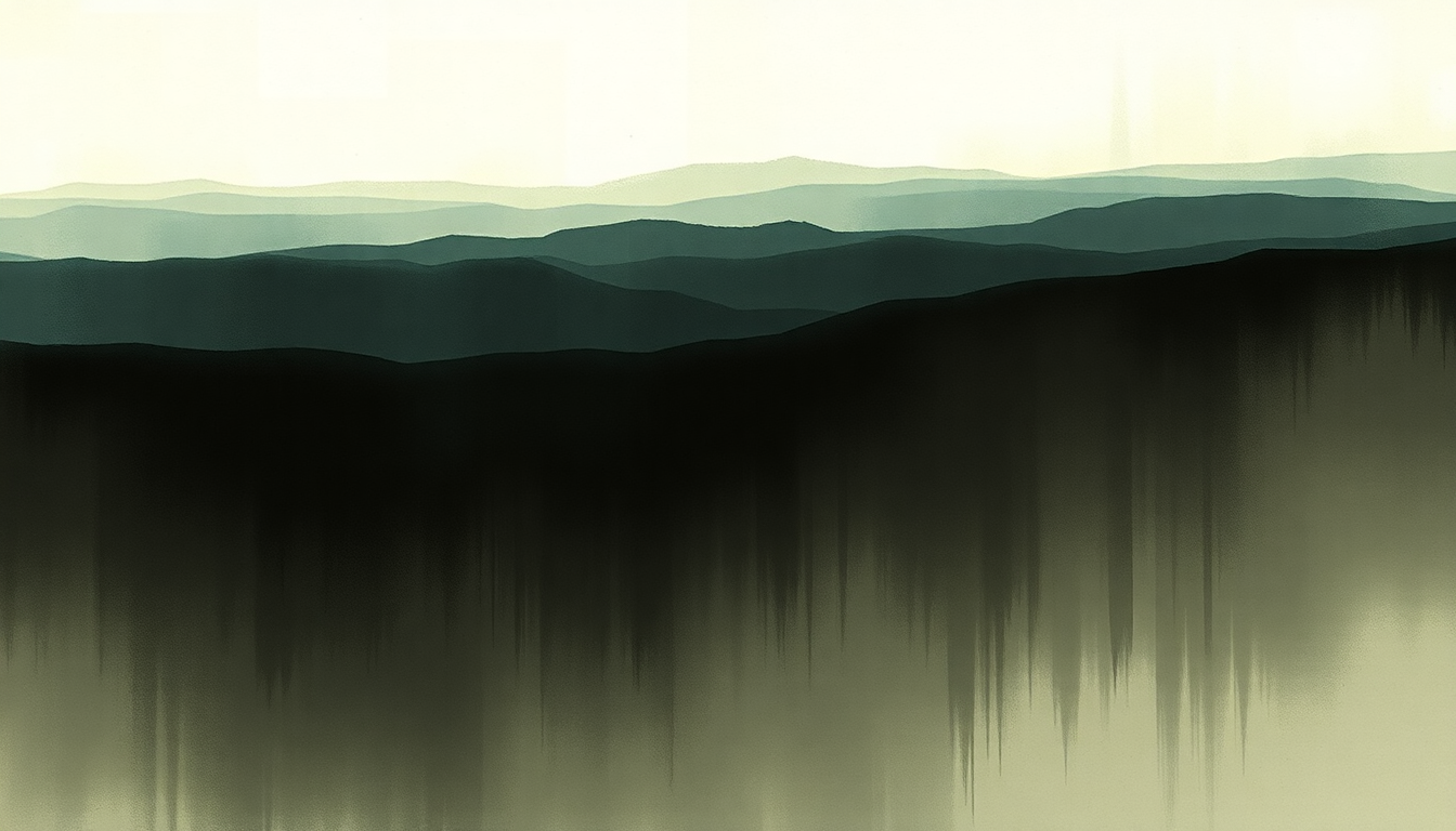 Fan-driven abstract illustration evoking the emotional arc of Halo by Porcupine Tree