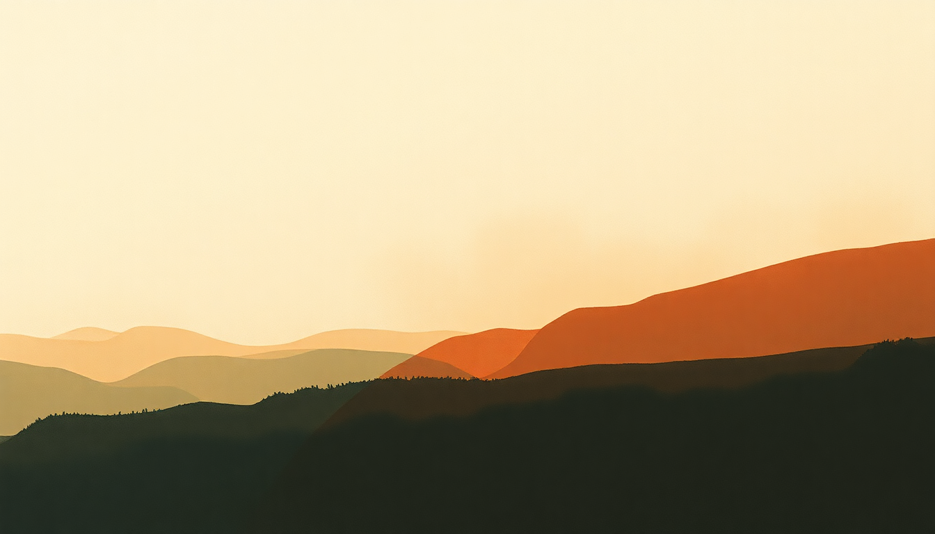 Fan-driven abstract illustration evoking the emotional arc of Hand Me Downs by Courtney Barnett