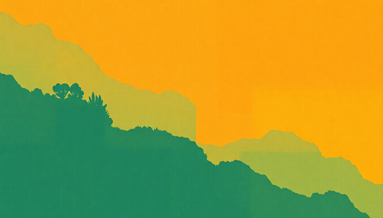 Fan-driven abstract illustration evoking the emotional arc of Happy Blues for John Glenn by Lightnin Hopkins