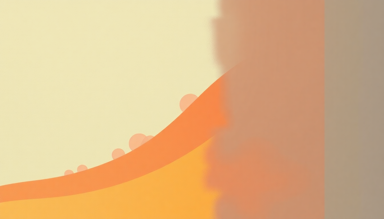 Fan-driven abstract illustration evoking the emotional arc of Hard to Beat by Hard-Fi