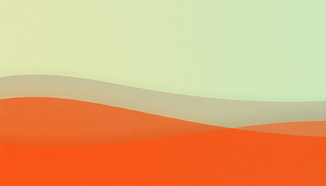 Fan-driven abstract illustration evoking the emotional arc of Hasten Down the Wind by Warren Zevon