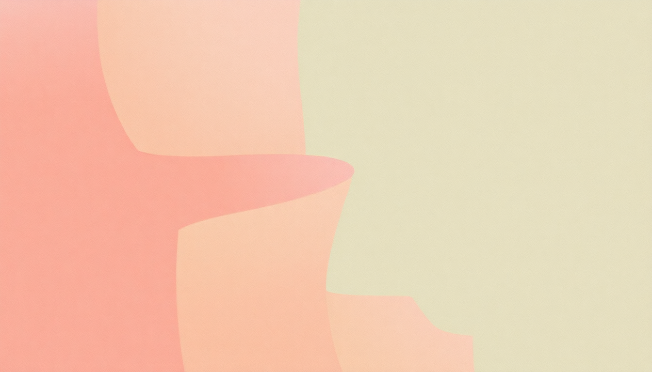 Fan-driven abstract illustration evoking the emotional arc of Head and Shoulders by Leftfield