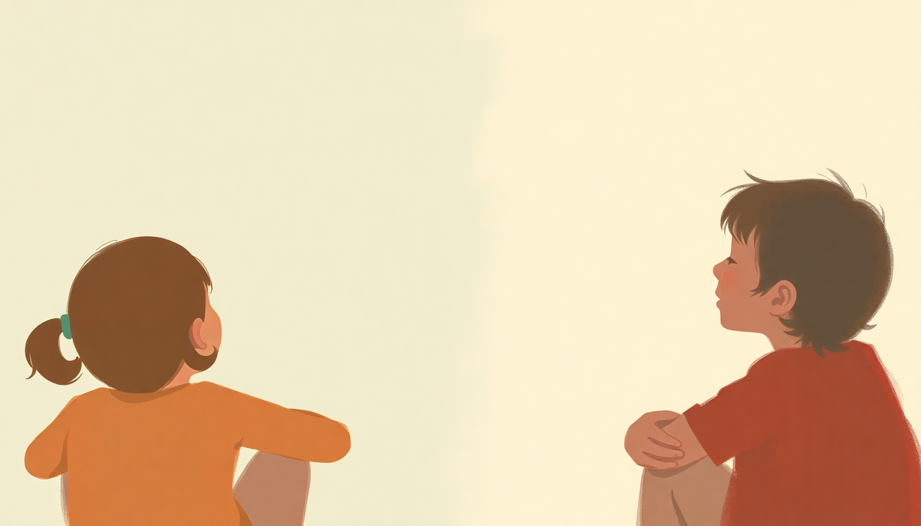 Fan-driven abstract illustration evoking the emotional arc of Head, Shoulders, Knees and Toes by Cedarmont Kids