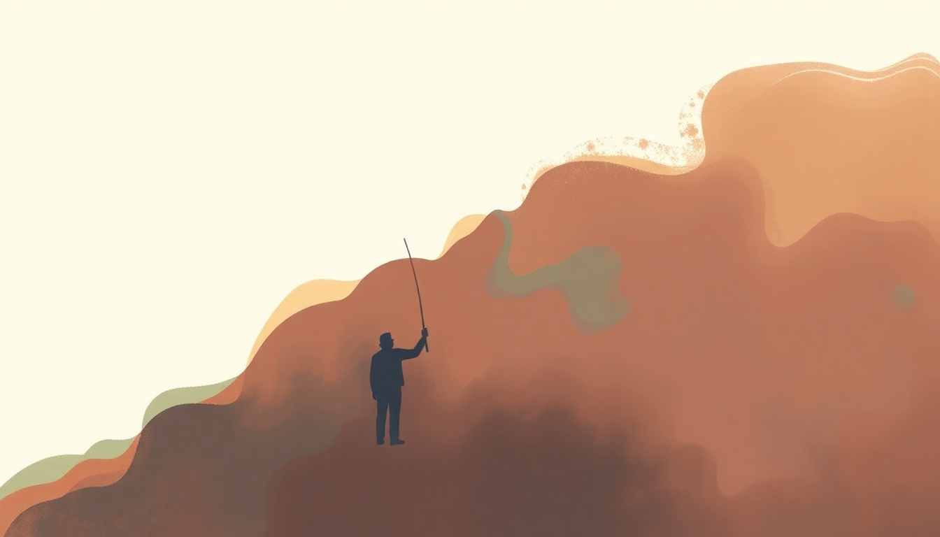 Fan-driven abstract illustration evoking the emotional arc of Headcrack by LL Cool J