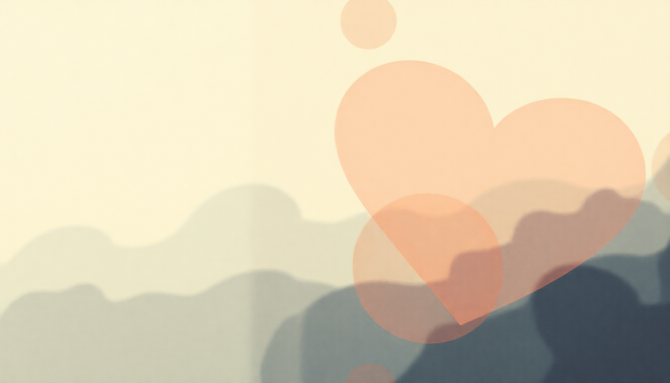 Fan-driven abstract illustration evoking the emotional arc of Heartbreaker by The Walkmen