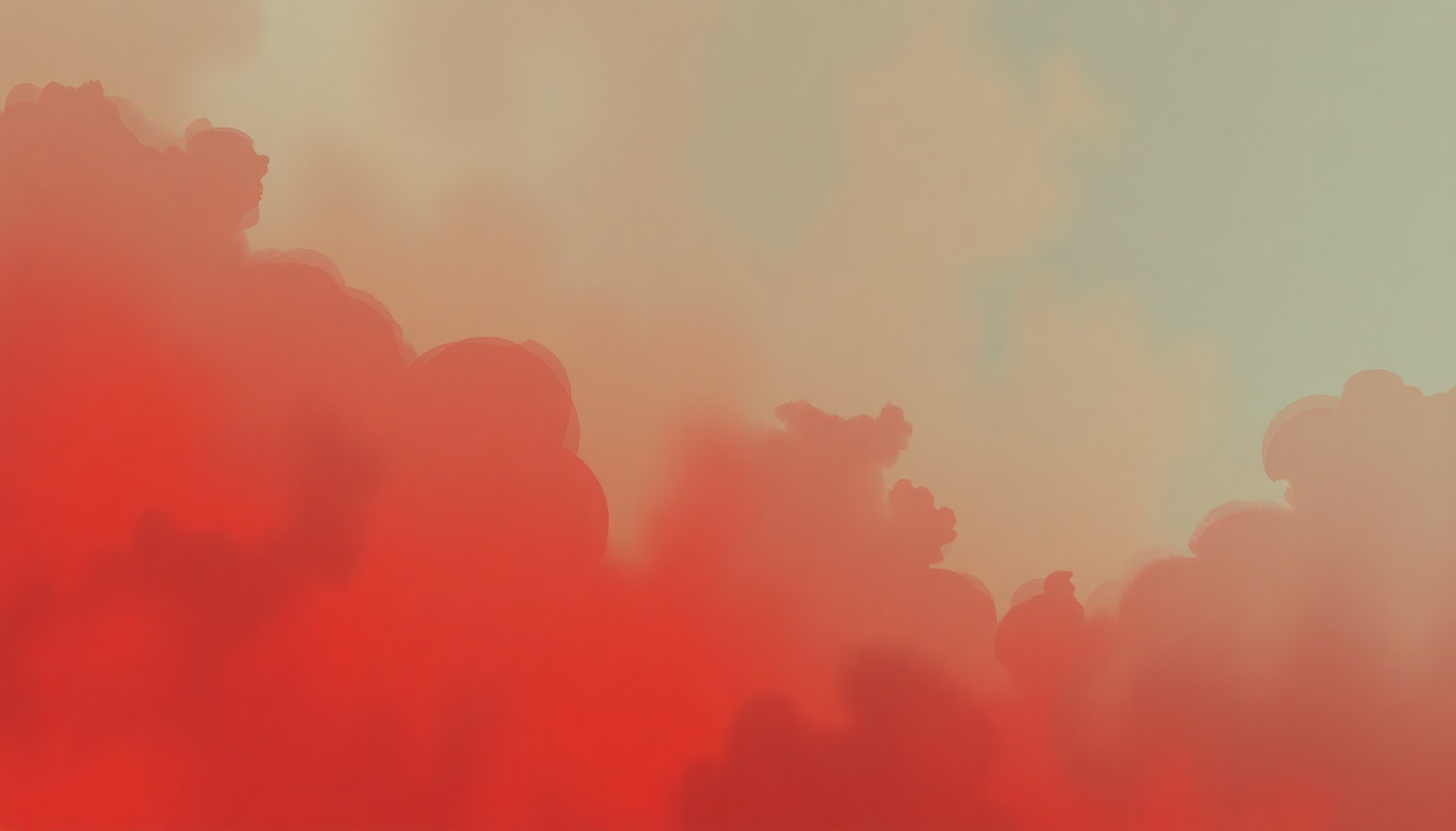 Fan-driven abstract illustration evoking the emotional arc of Heat by 50 Cent