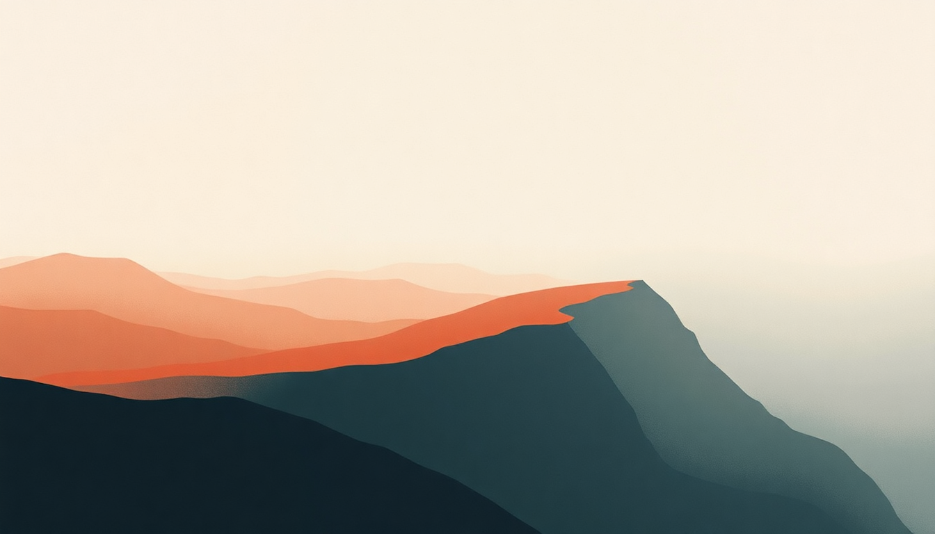 Fan-driven abstract illustration evoking the emotional arc of Heavy Bend by Big Thief