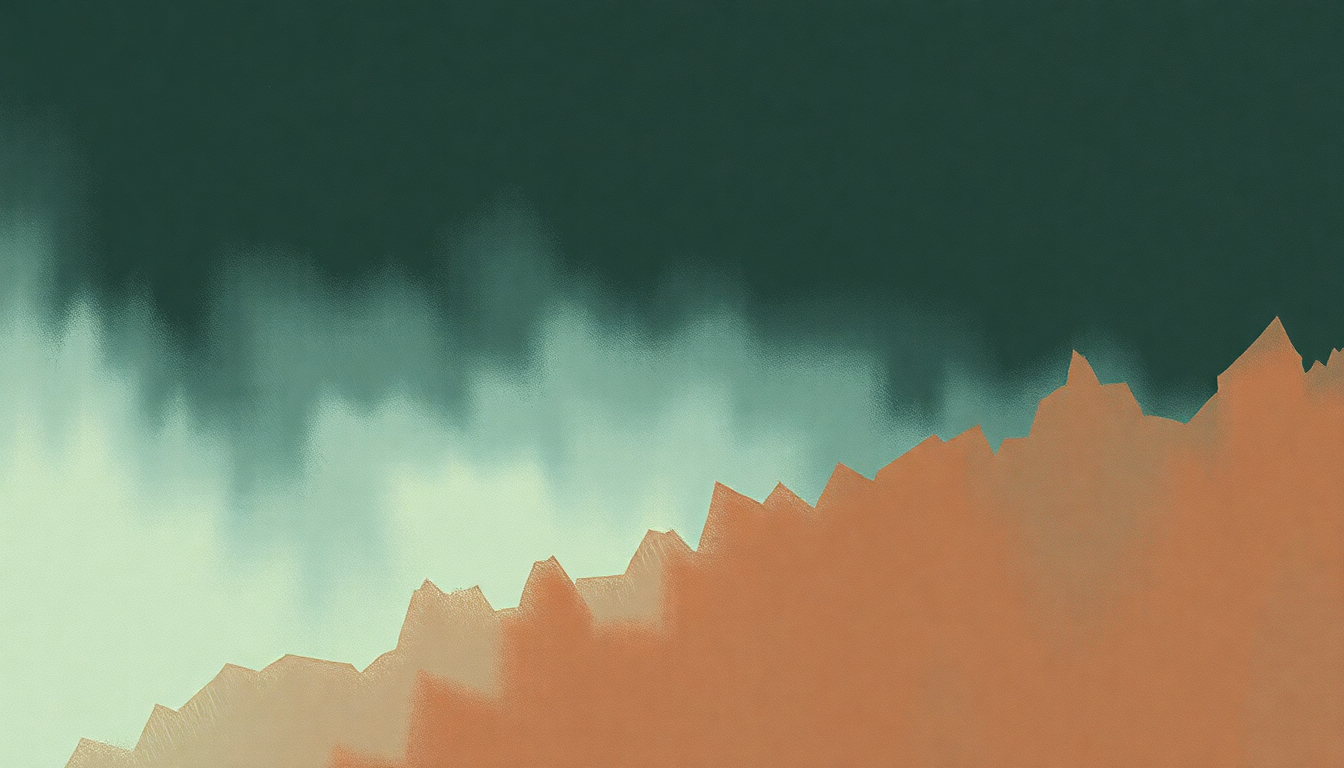 Fan-driven abstract illustration evoking the emotional arc of Hellhound on My Trail by Robert Johnson