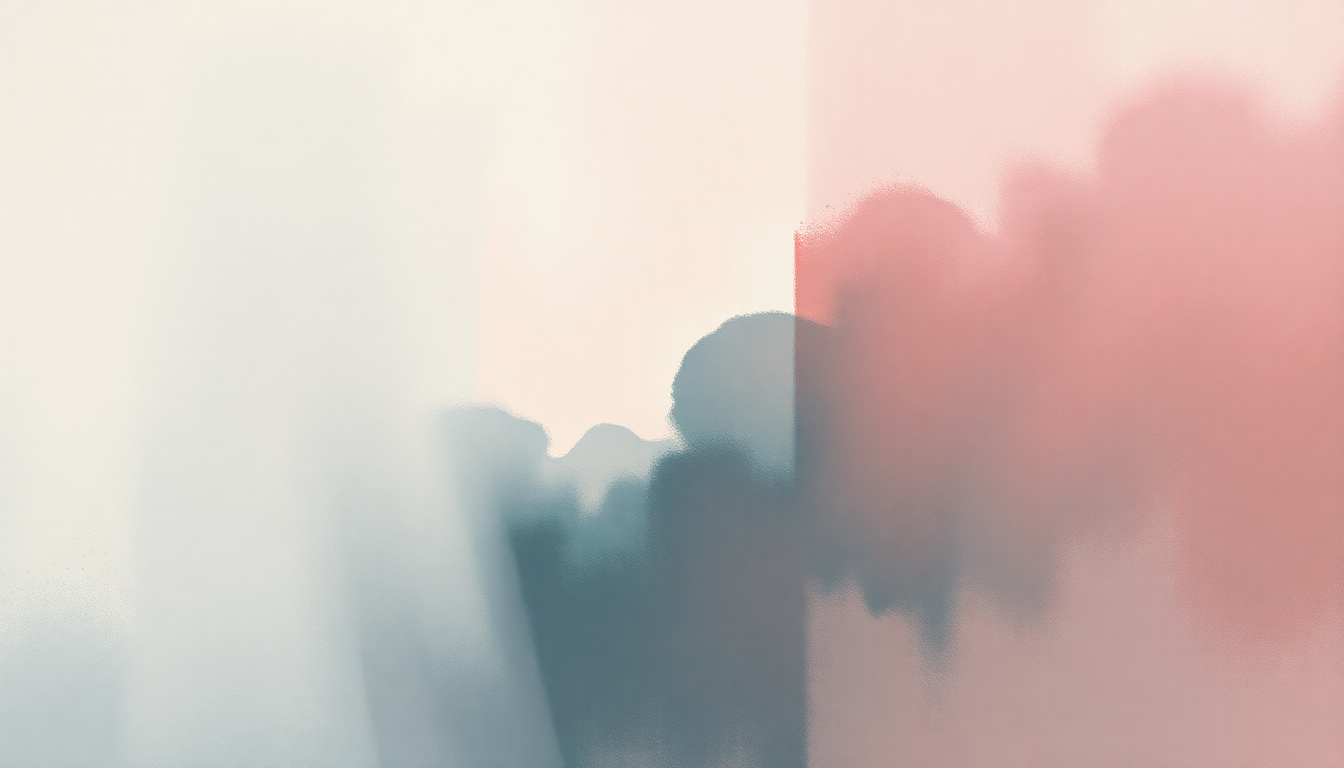 Fan-driven abstract illustration evoking the emotional arc of Help Somebody by Maxwell