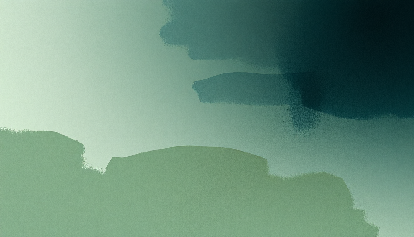 Fan-driven abstract illustration evoking the emotional arc of Heritage by Opeth