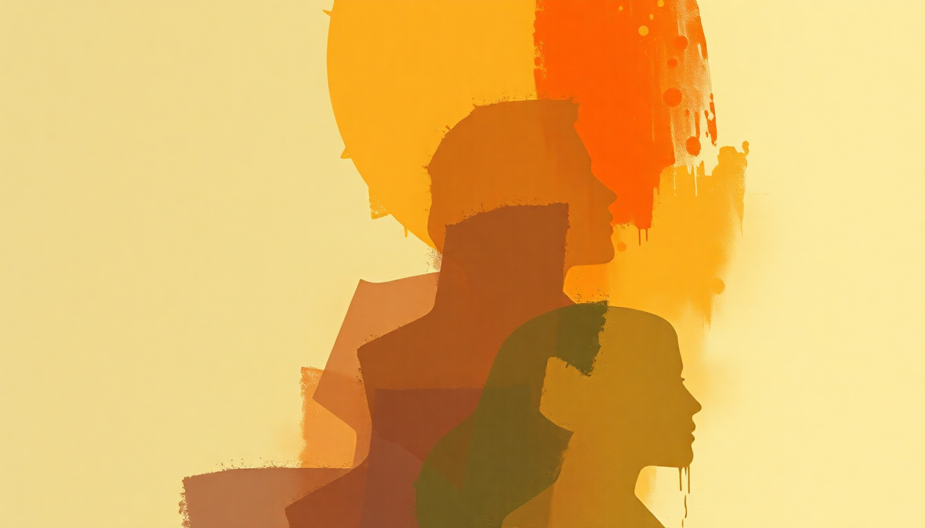 Fan-driven abstract illustration evoking the emotional arc of Higher Than This by Ledisi