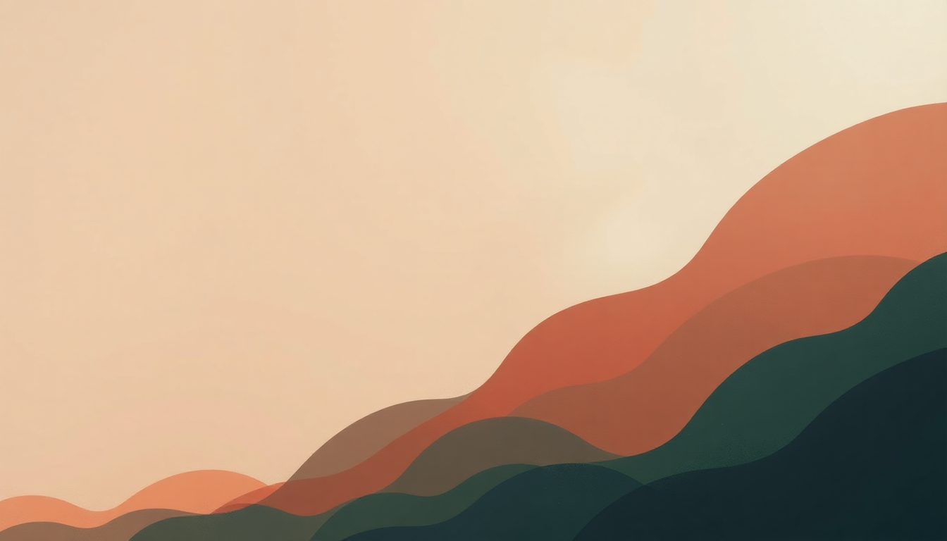 Fan-driven abstract illustration evoking the emotional arc of Highlight Reel by Julien Baker