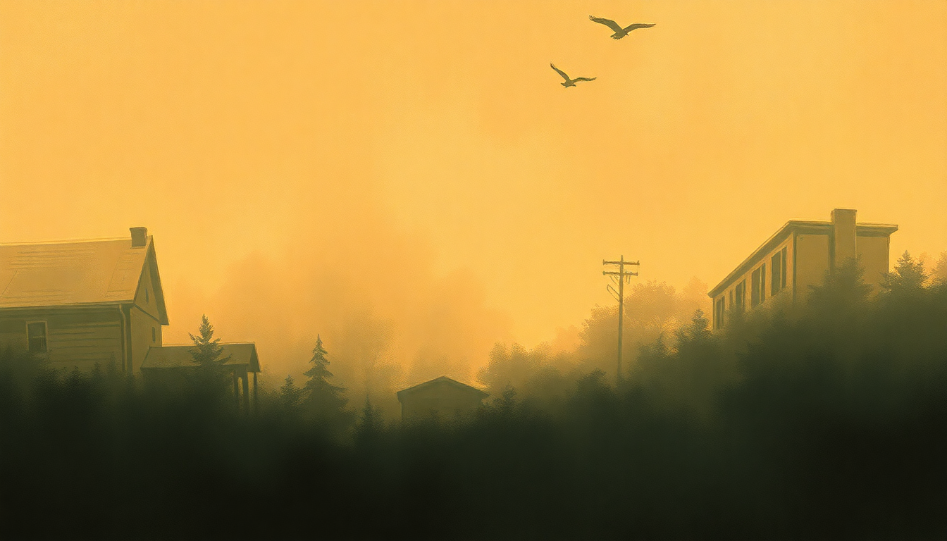 Fan-driven abstract illustration evoking the emotional arc of Hobo Blues by John Lee Hooker