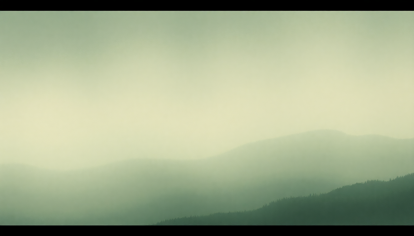 Fan-driven abstract illustration evoking the emotional arc of Hold On by Tom Waits