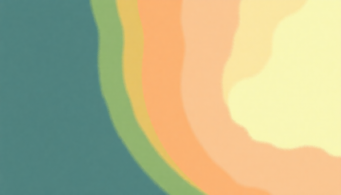 Fan-driven abstract illustration evoking the emotional arc of Holiday by Weezer