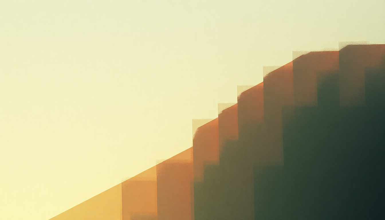 Fan-driven abstract illustration evoking the emotional arc of Honest Goodbye by Bad Religion