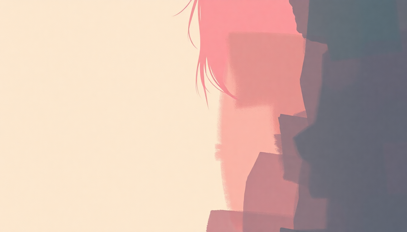 Fan-driven abstract illustration evoking the emotional arc of Hood by Perfume Genius