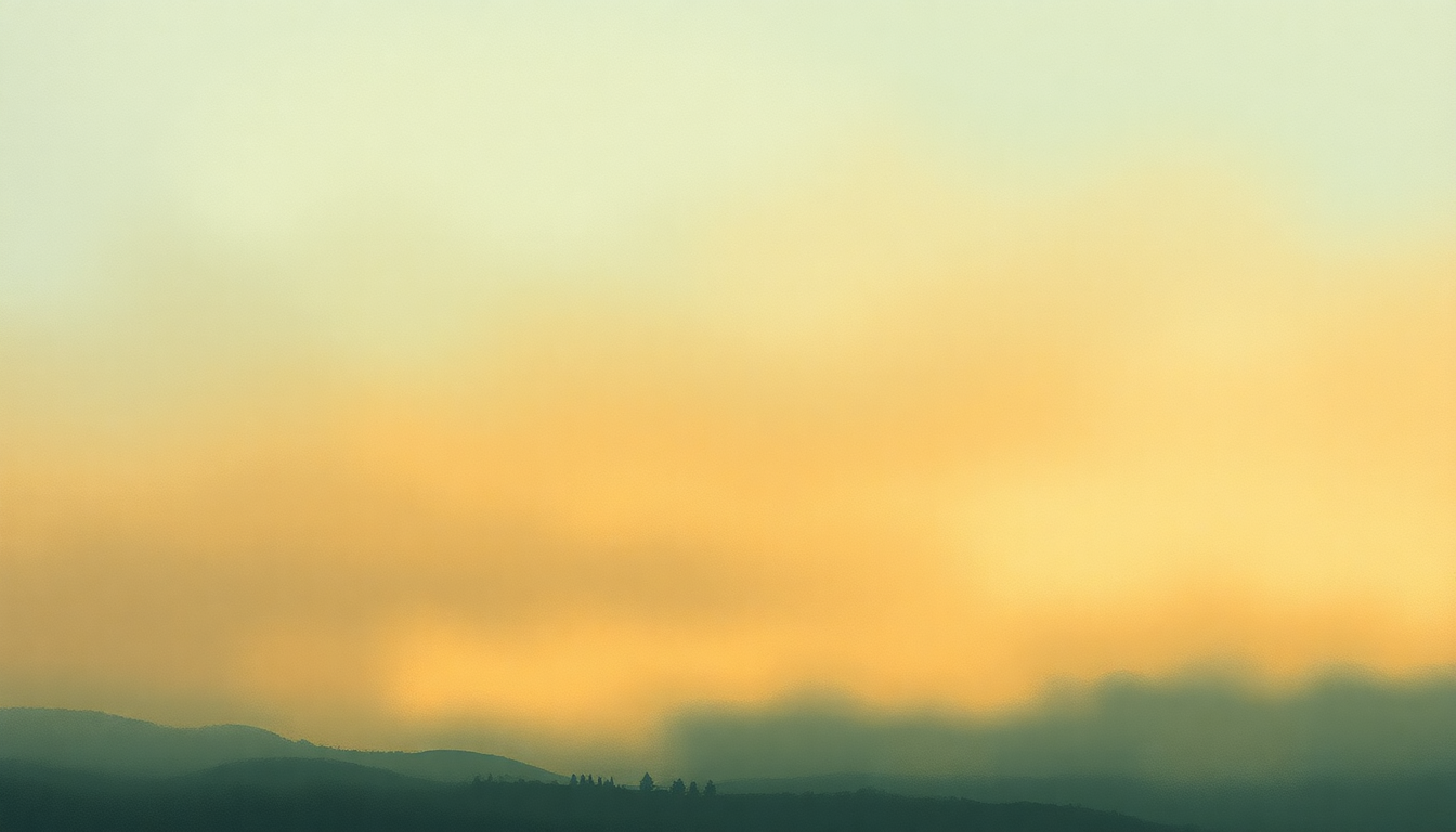 Fan-driven abstract illustration evoking the emotional arc of Hope by Dirty Three