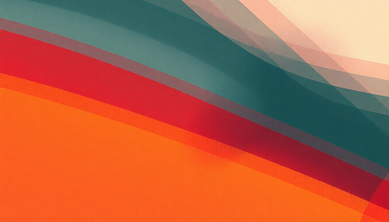 Fan-driven abstract illustration evoking the emotional arc of How Deep Is Your Love by The Rapture