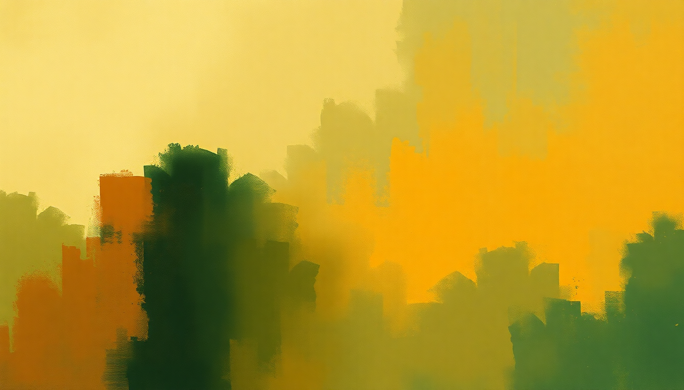 Fan-driven abstract illustration evoking the emotional arc of How I Got Over by Mahalia Jackson