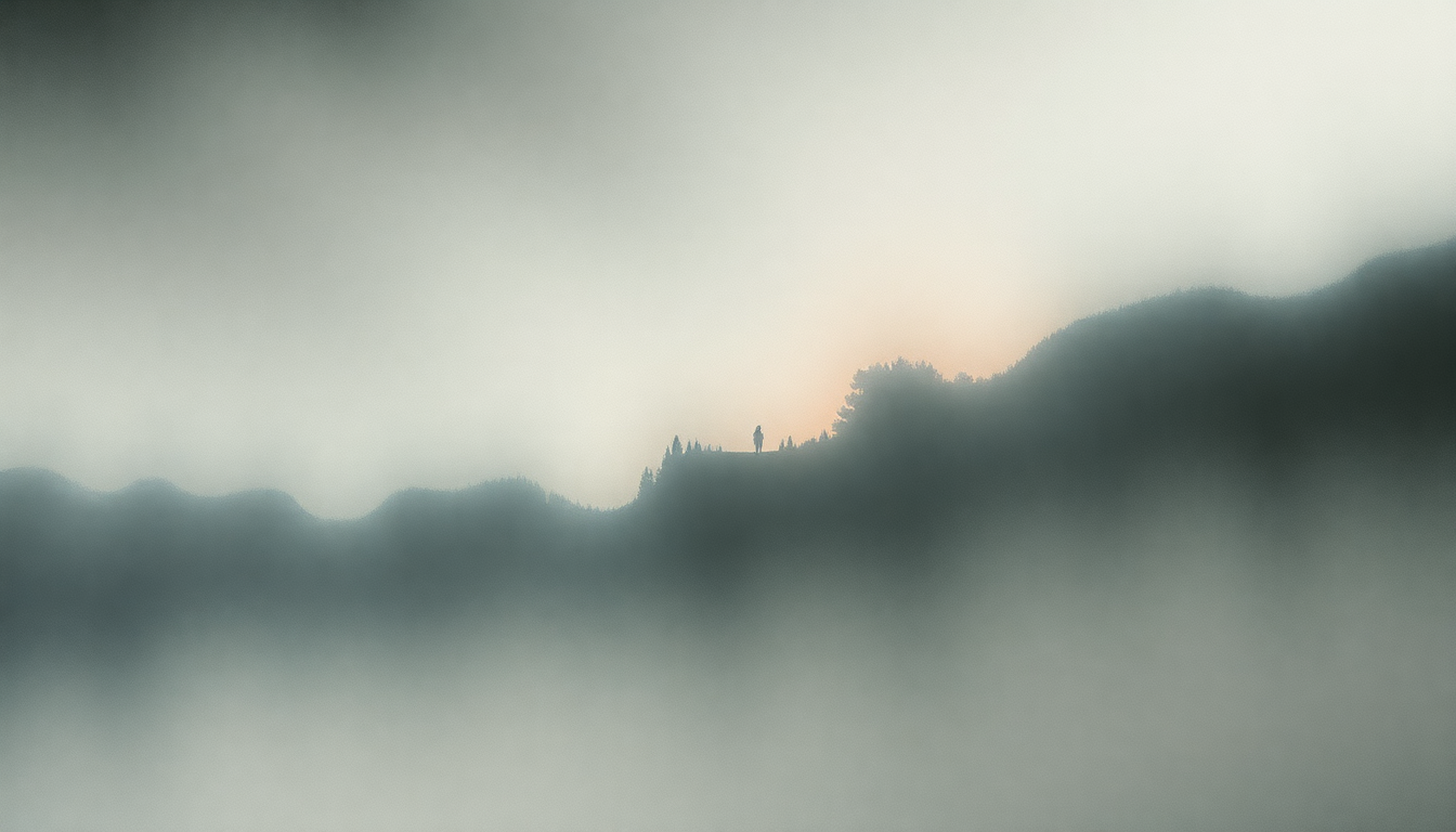 Fan-driven abstract illustration evoking the emotional arc of Hunter by Portishead