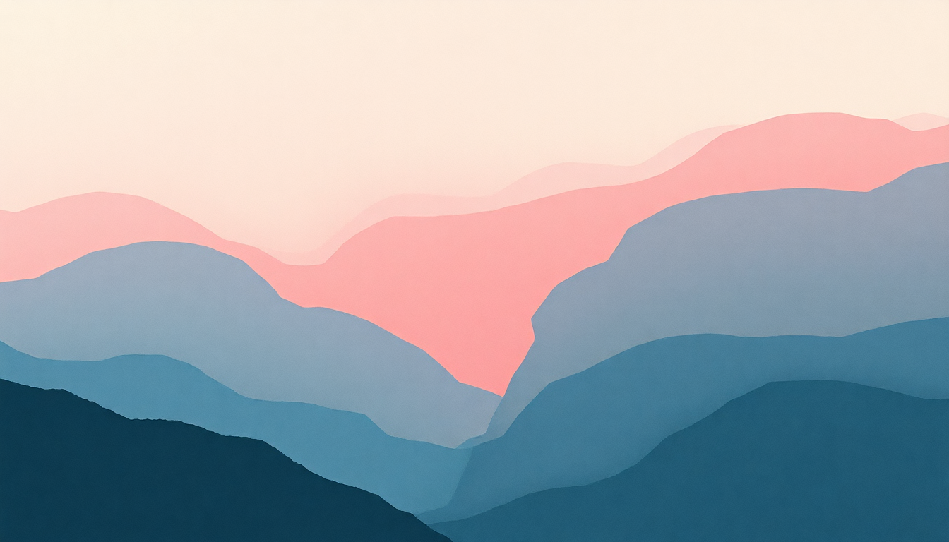 Fan-driven abstract illustration evoking the emotional arc of Hurt Feelings by Mac Miller