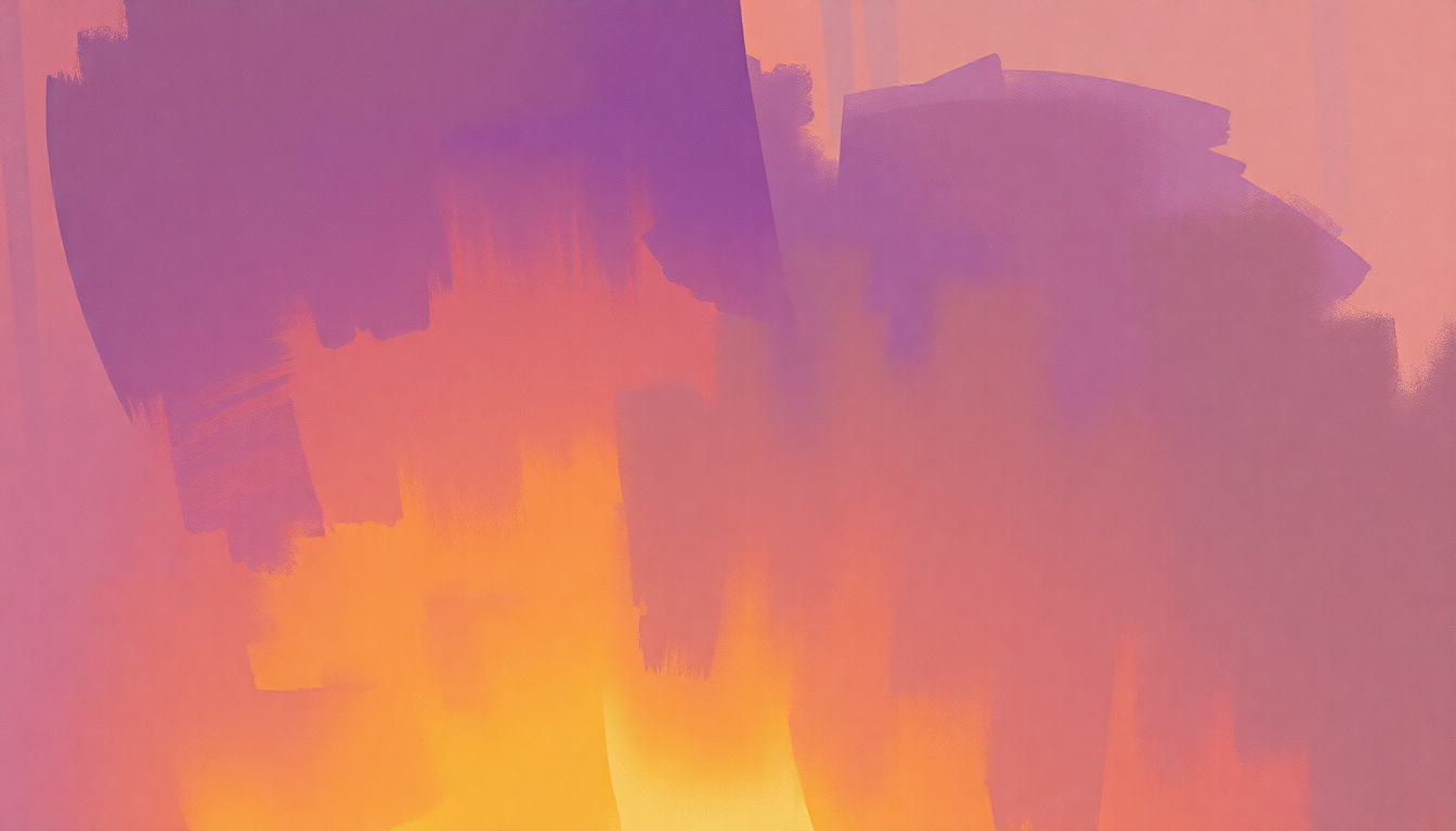 Fan-driven abstract illustration evoking the emotional arc of Hush by Deep Purple