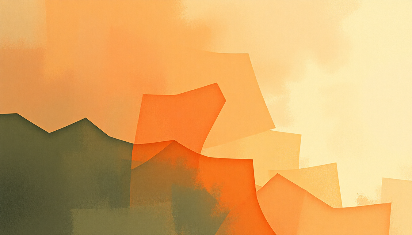 Fan-driven abstract illustration evoking the emotional arc of Hym by Isis