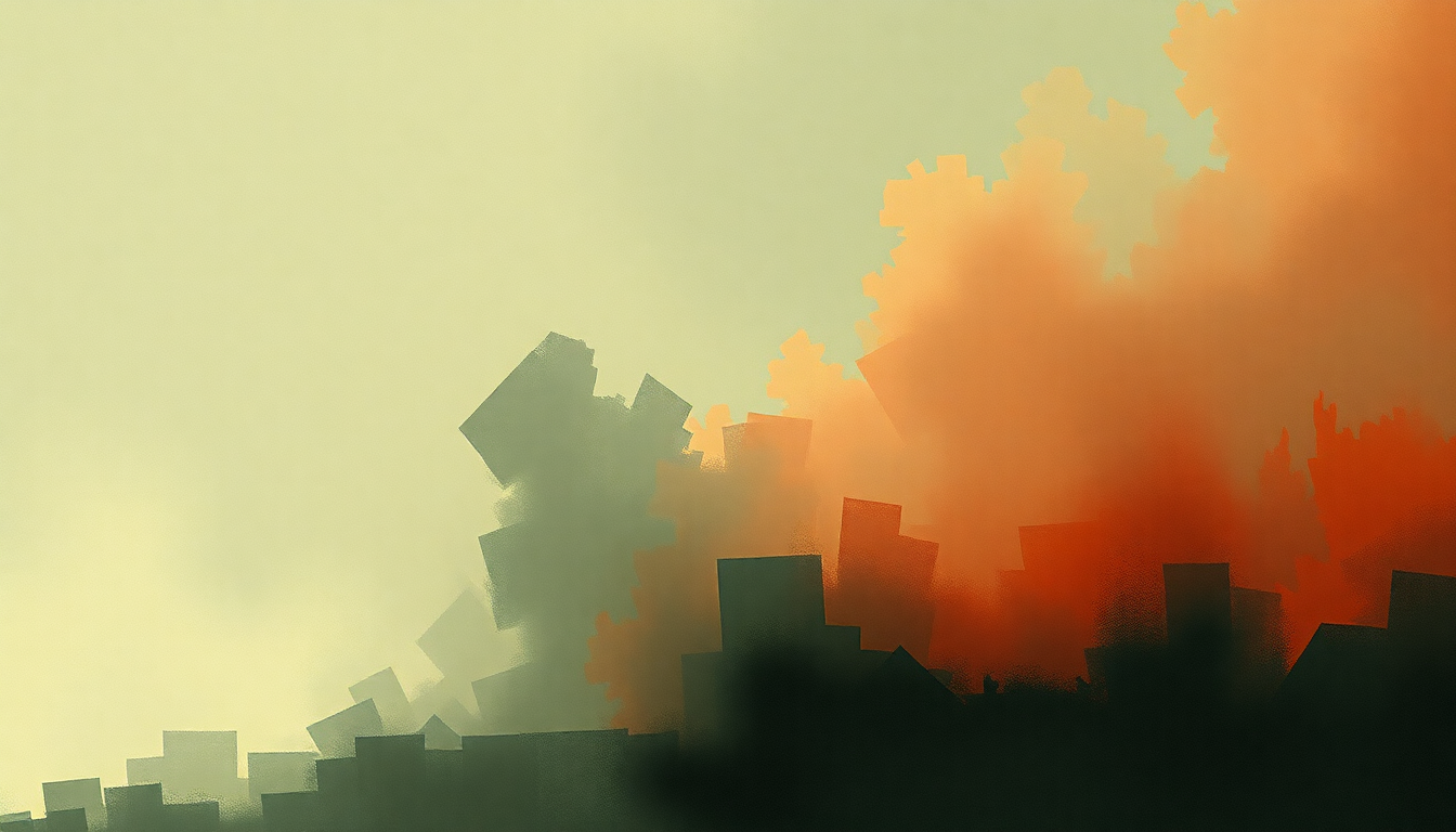 Fan-driven abstract illustration evoking the emotional arc of Hypocrite by Lush