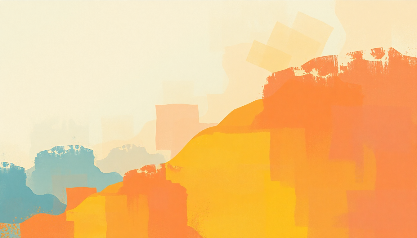 Fan-driven abstract illustration evoking the emotional arc of I Can't Stop Me by Twice