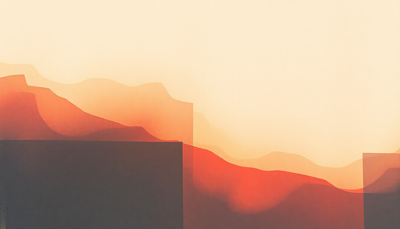 Fan-driven abstract illustration evoking the emotional arc of I Like It I Love It by Tim McGraw