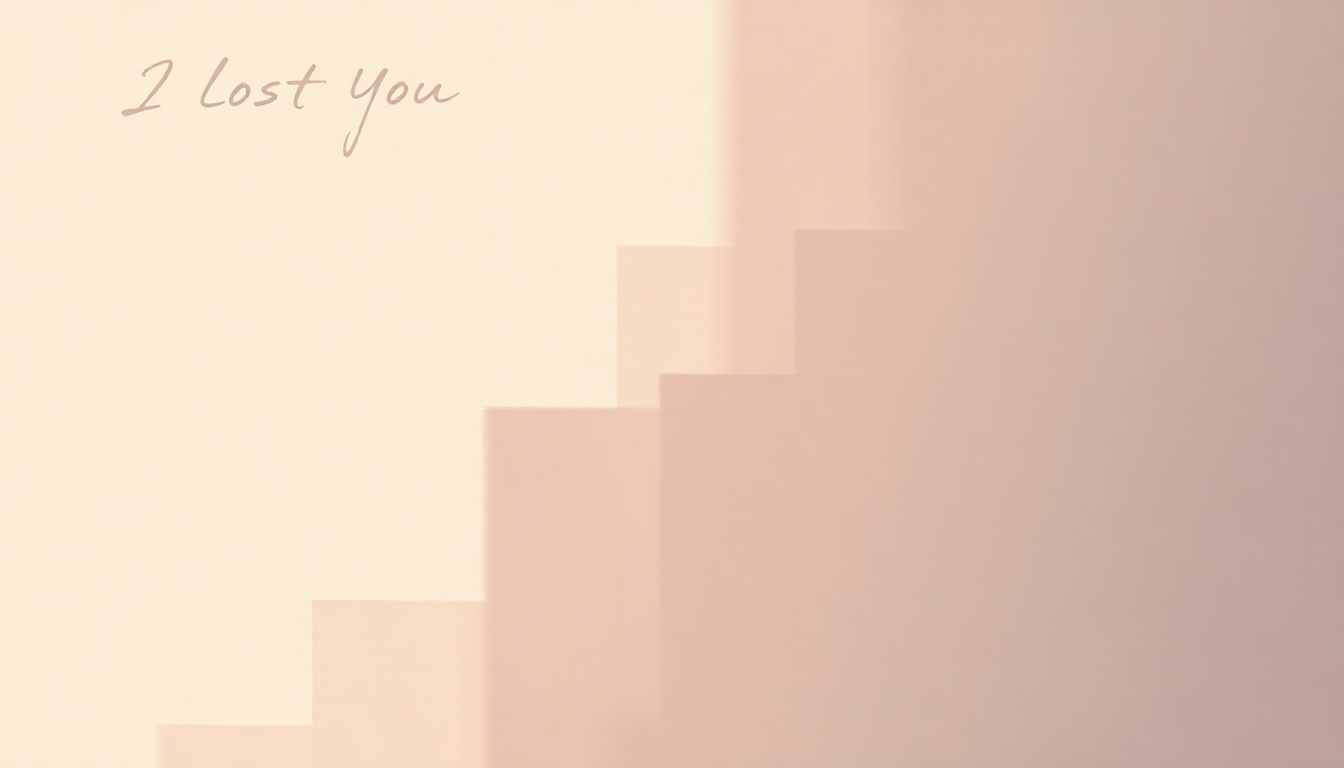 Fan-driven abstract illustration evoking the emotional arc of I Lost You by The Walkmen