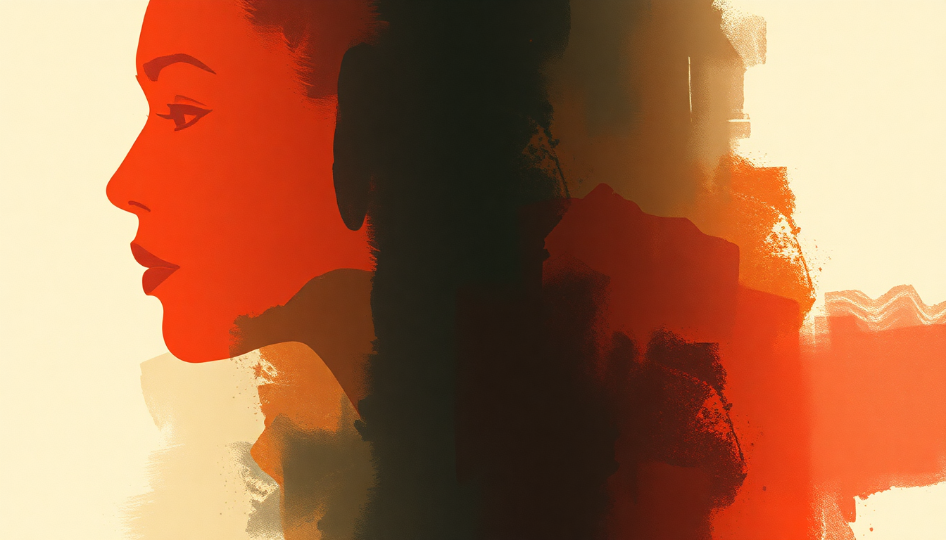 Fan-driven abstract illustration evoking the emotional arc of I Miss You by Ledisi