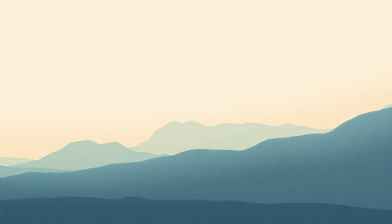 Fan-driven abstract illustration evoking the emotional arc of I Must Belong Somewhere by Bright Eyes