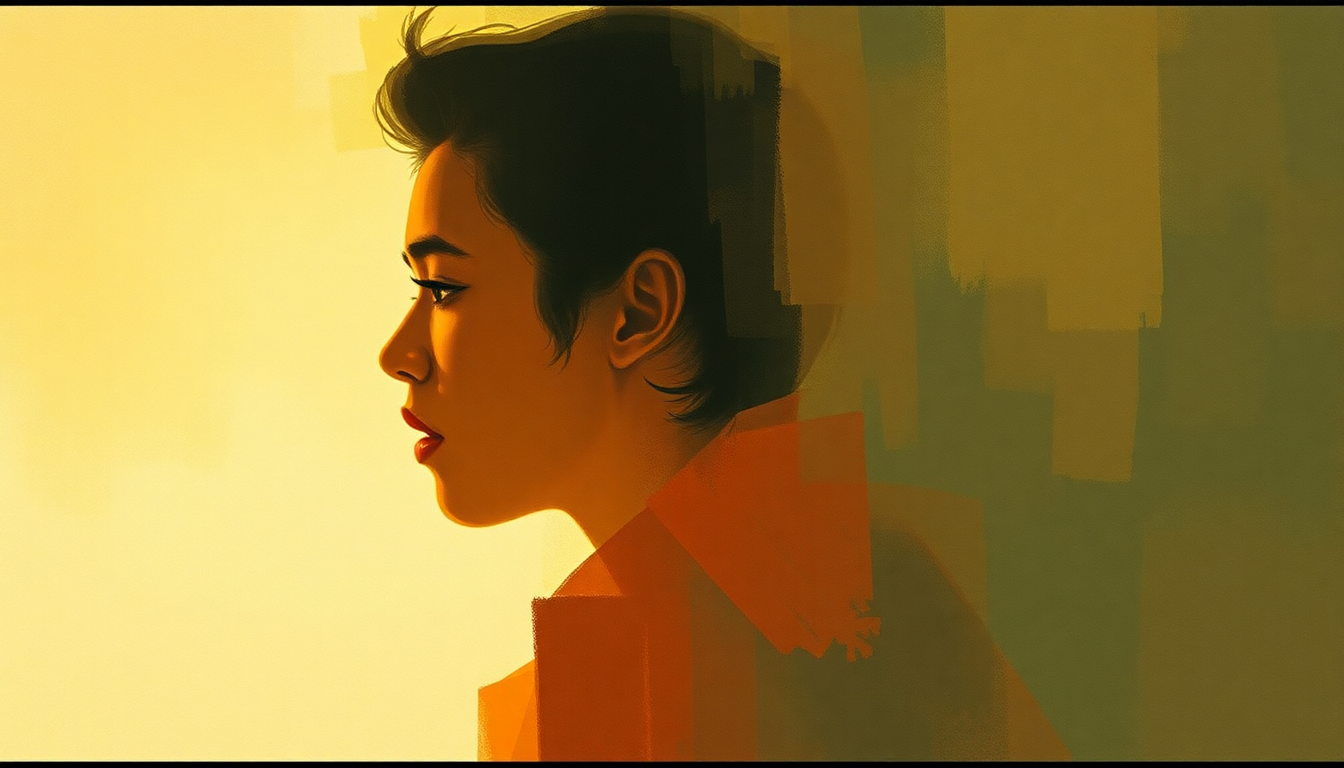 Fan-driven abstract illustration evoking the emotional arc of I Second That Emotion by Smokey Robinson