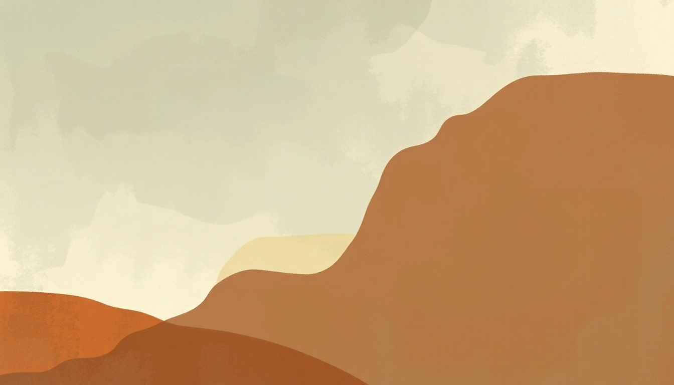 Fan-driven abstract illustration evoking the emotional arc of I Should See Memphis by Fleet Foxes