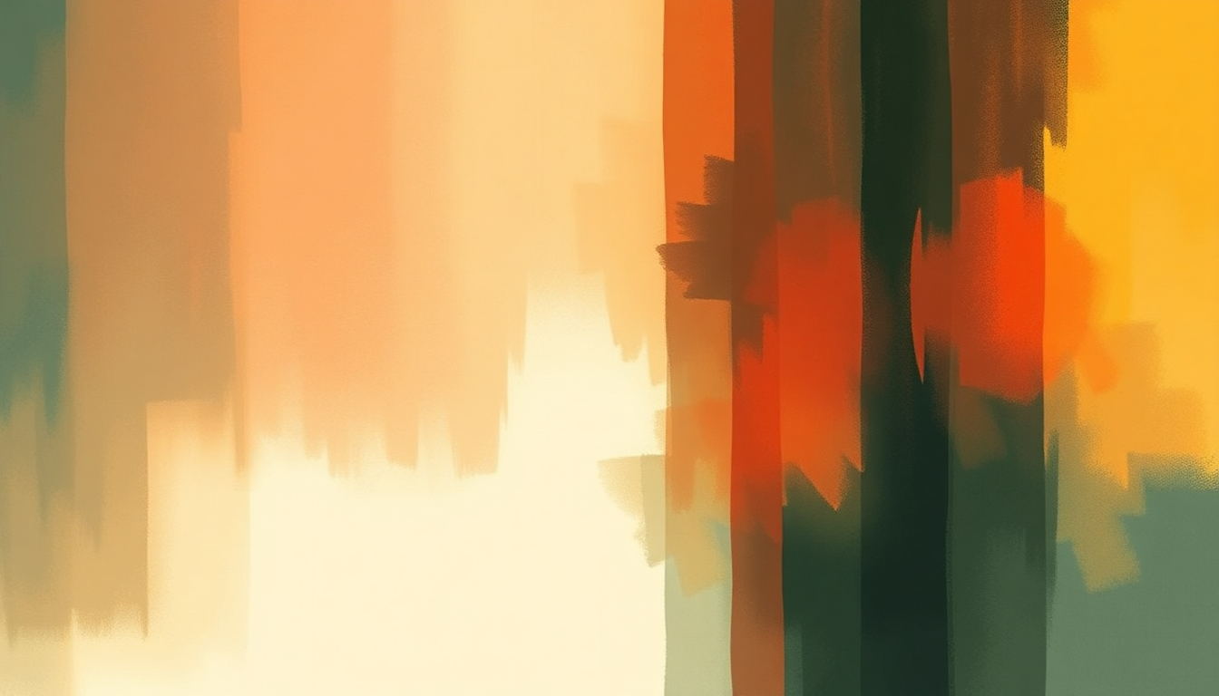 Fan-driven abstract illustration evoking the emotional arc of I Think I Smell a Rat by The White Stripes