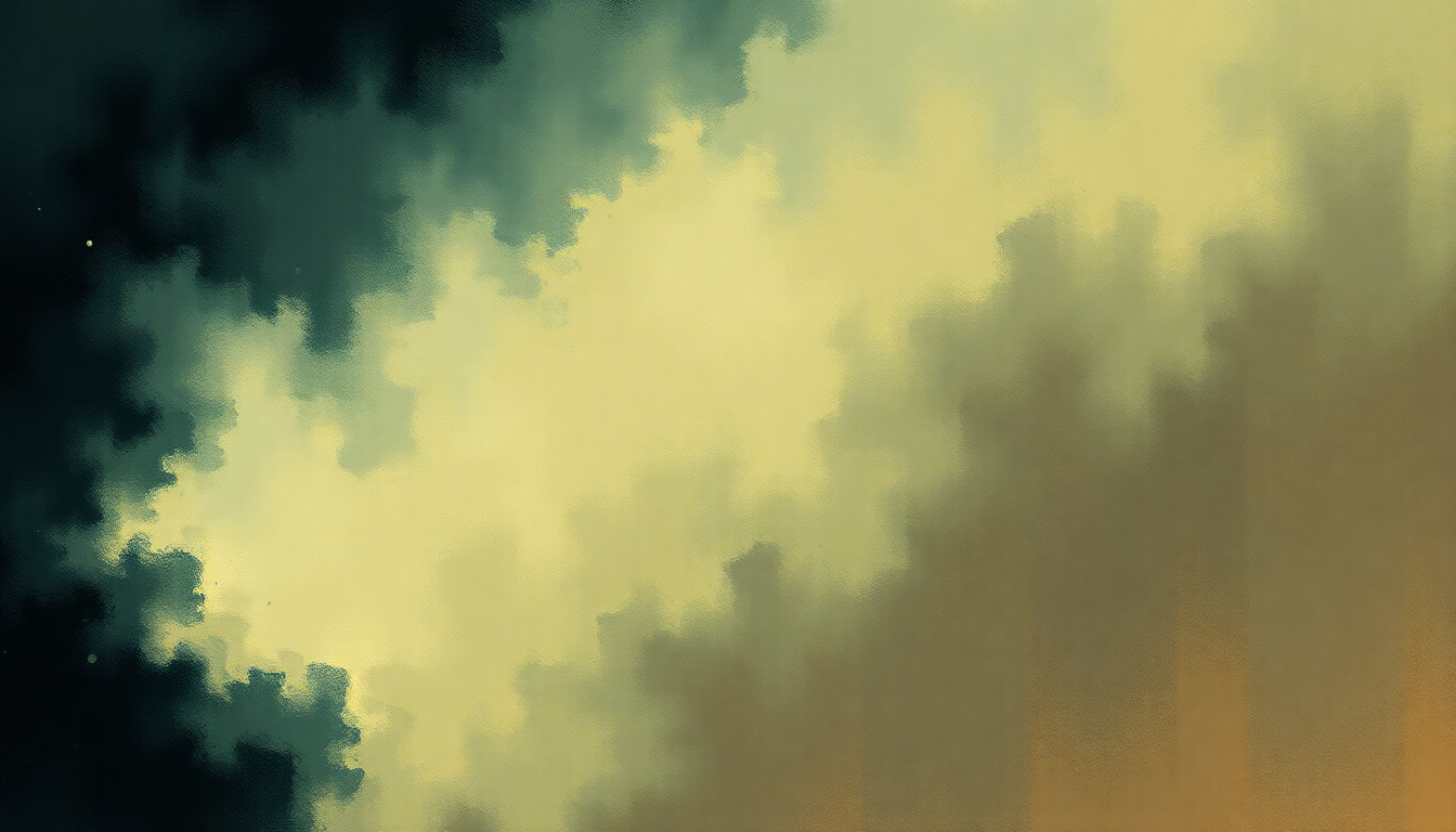 Fan-driven abstract illustration evoking the emotional arc of I Would Hurt a Fly by Built to Spill