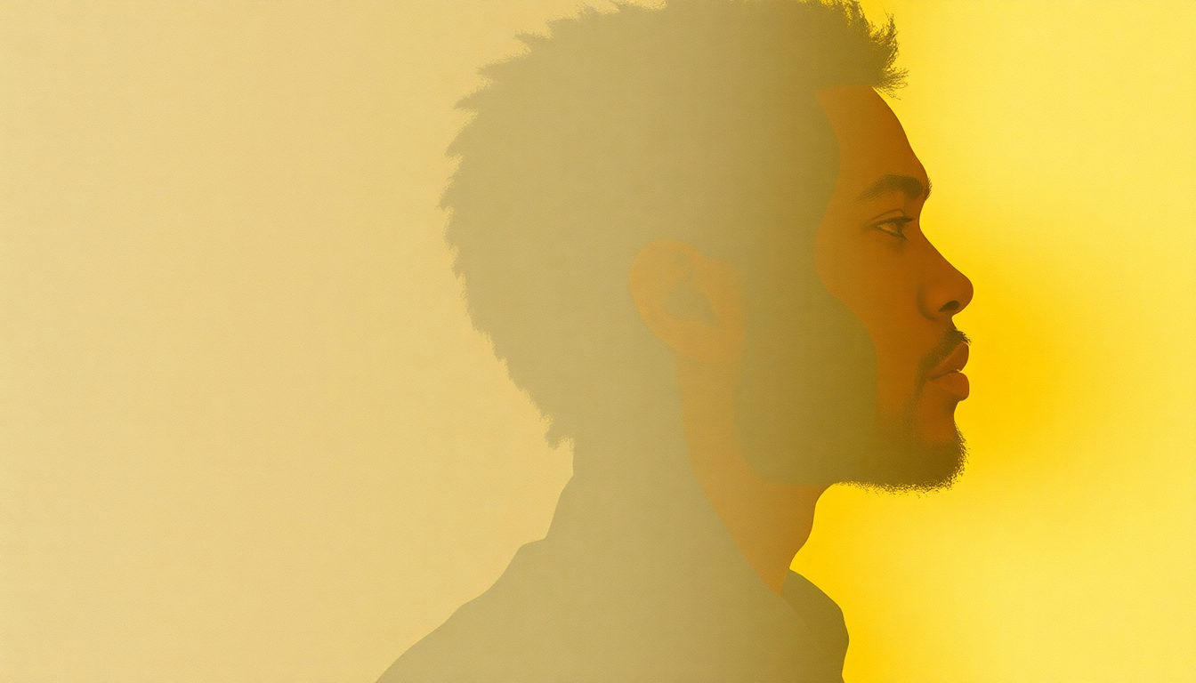 Fan-driven abstract illustration evoking the emotional arc of Identification by Burning Spear