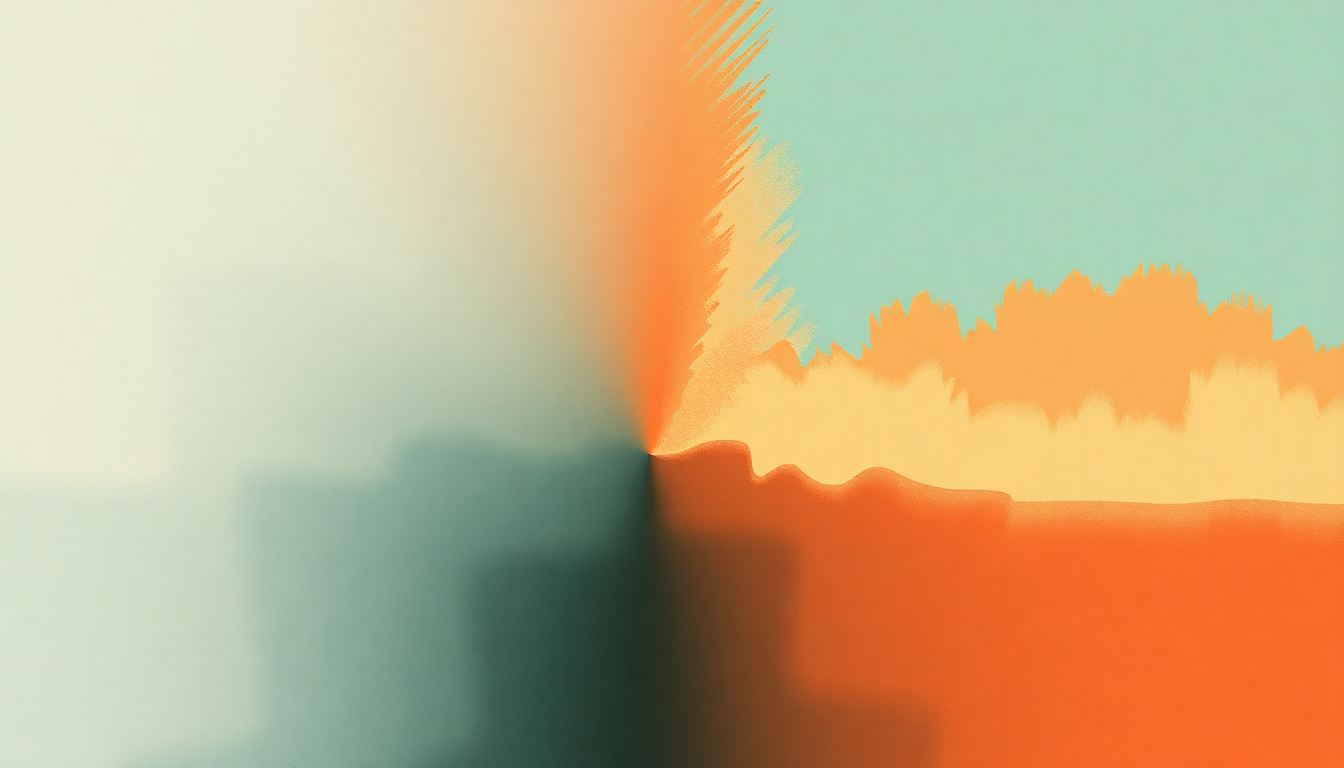 Fan-driven abstract illustration evoking the emotional arc of If You're Out There by John Legend