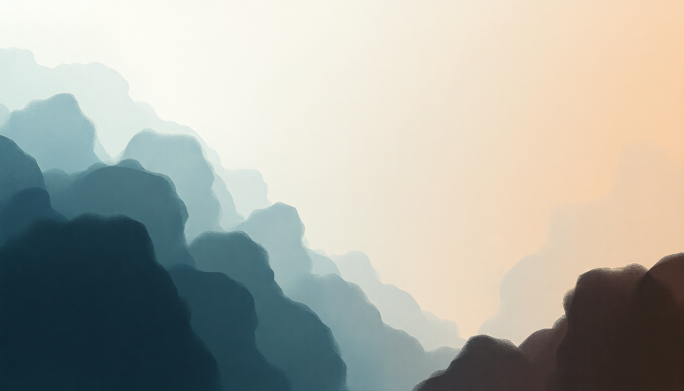 Fan-driven abstract illustration evoking the emotional arc of Imagination by Floetry