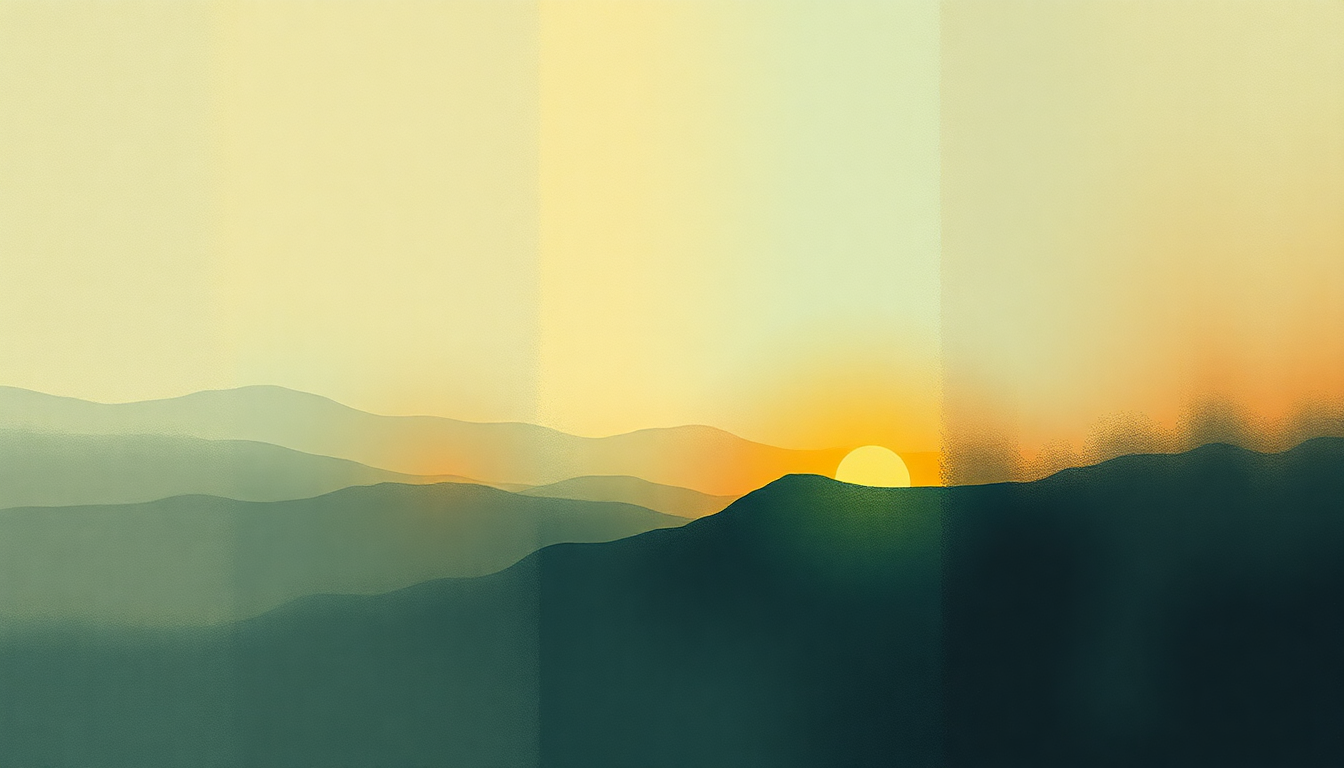 Fan-driven abstract illustration evoking the emotional arc of Immortality by Pearl Jam